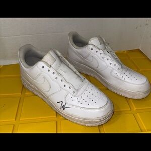 Nike Air Force One White Shoes Men’s Size 8.5